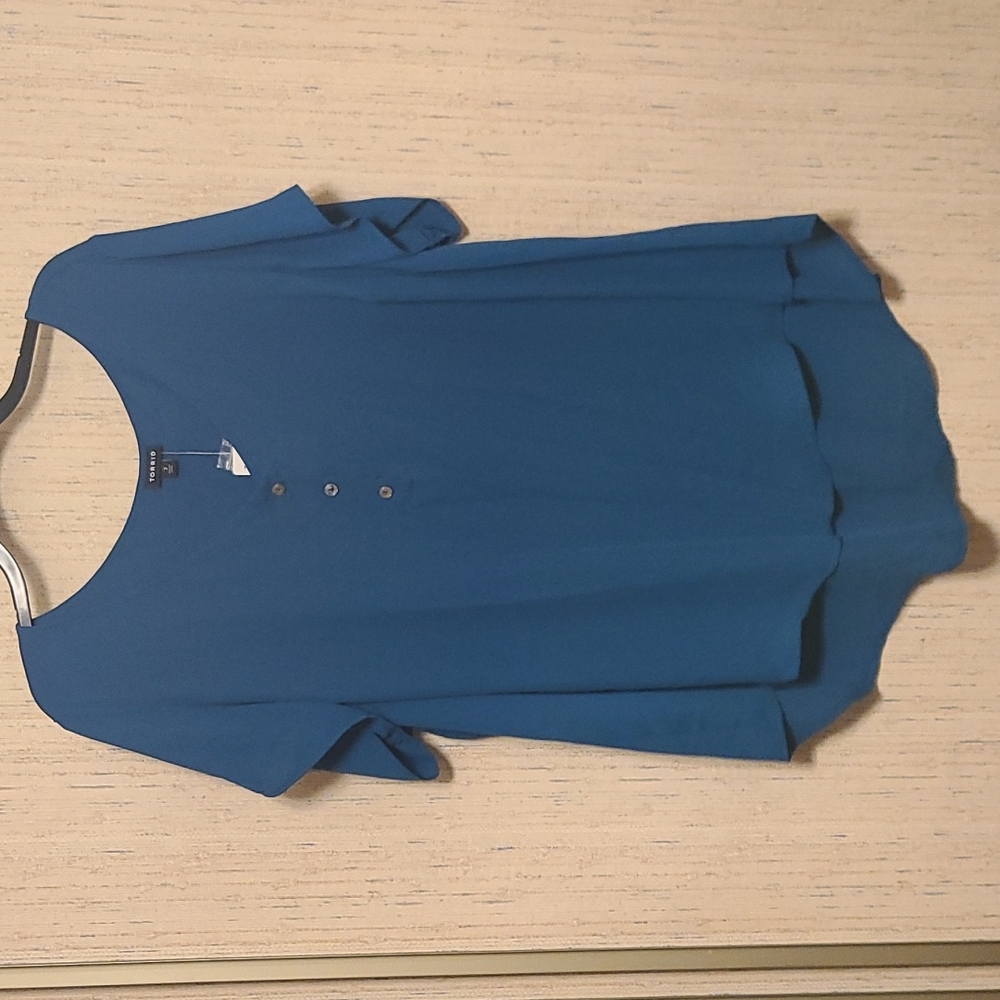 Blue Torrid Blouse